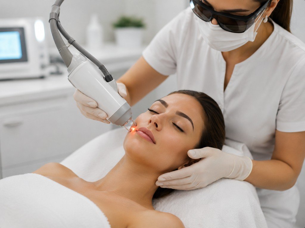 Laser skin renewal treatment at Velara Aesthetics